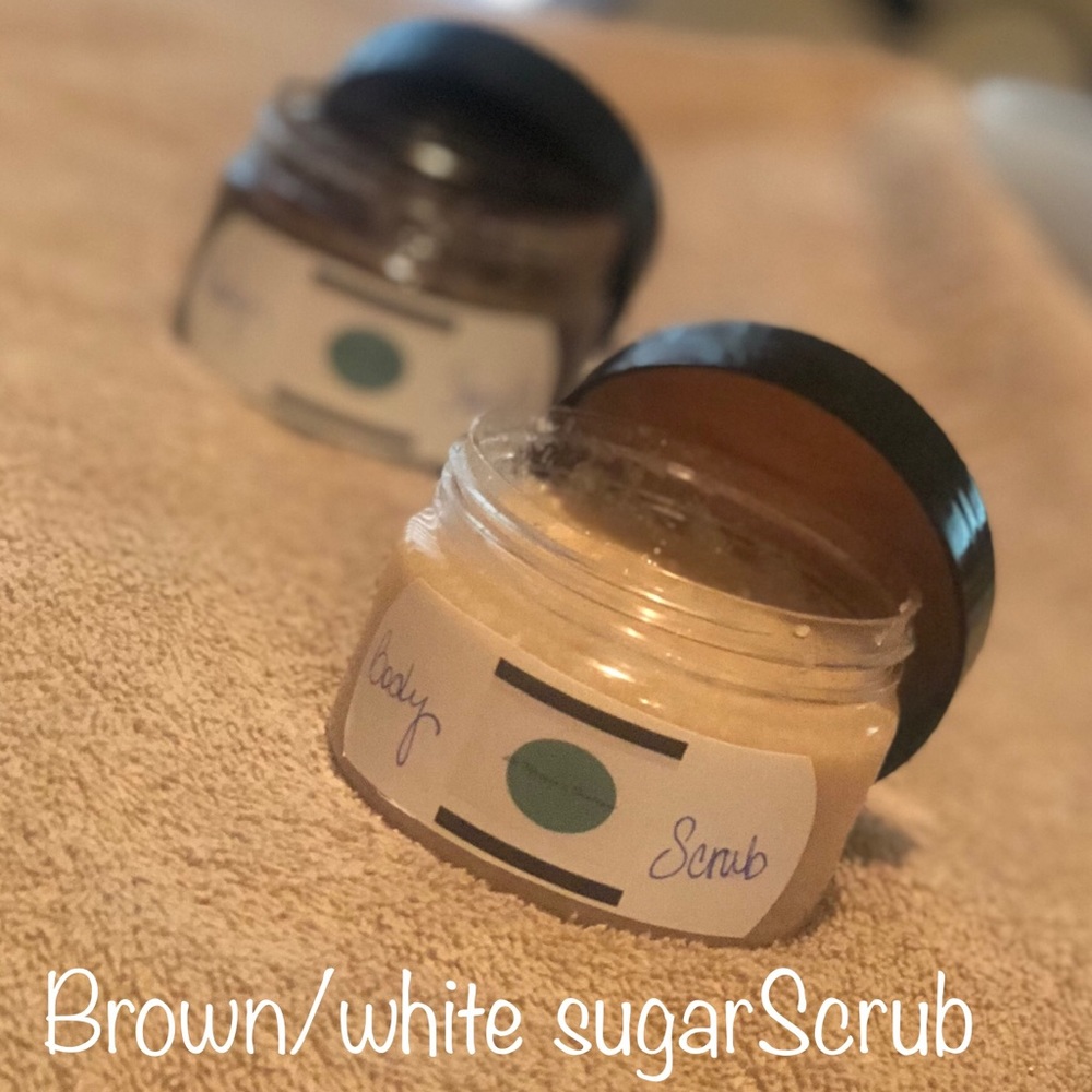 Brown/white sugar scrub